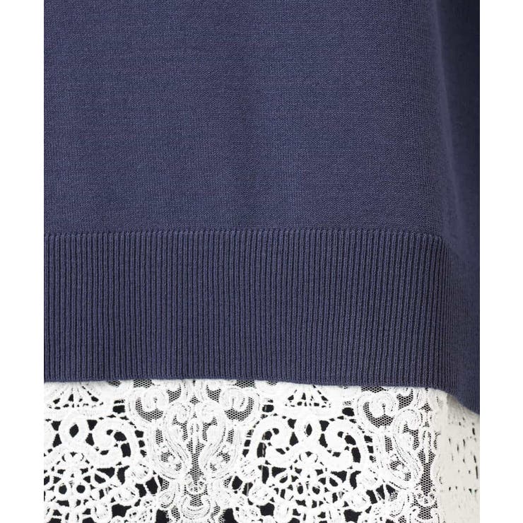 ハイゲージニット×裾レースタンクトップセット/洗える | MK MICHEL KLEIN | 詳細画像25 