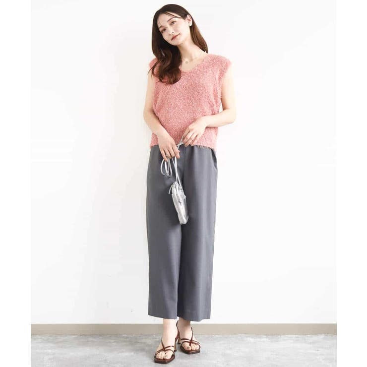 ラメシャギーニットジレ/前後2way/洗える | MK MICHEL KLEIN | 詳細画像17 