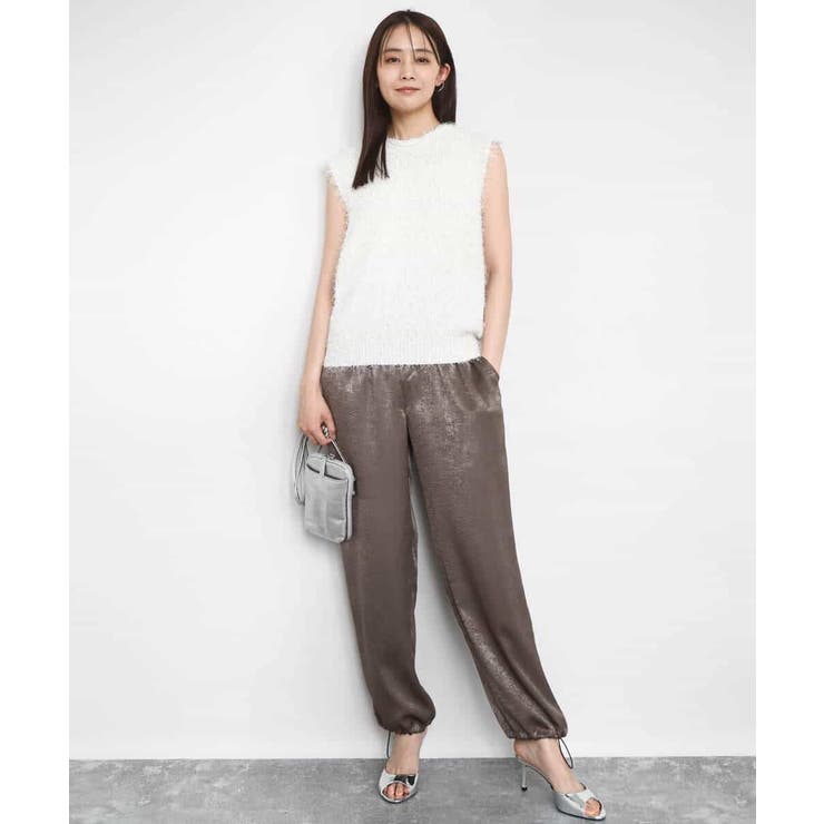 ラメシャギーニットジレ/前後2way/洗える | MK MICHEL KLEIN | 詳細画像20 