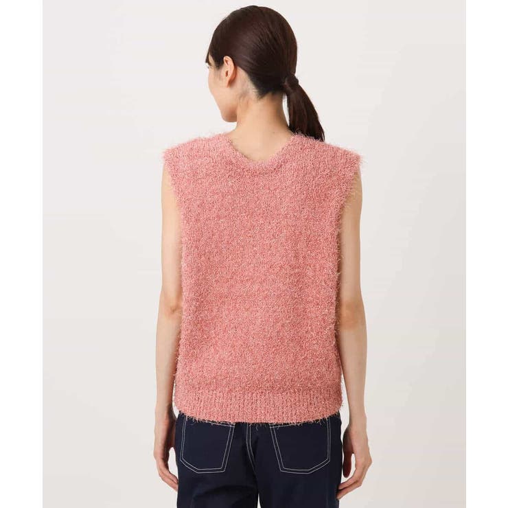 ラメシャギーニットジレ/前後2way/洗える | MK MICHEL KLEIN | 詳細画像25 