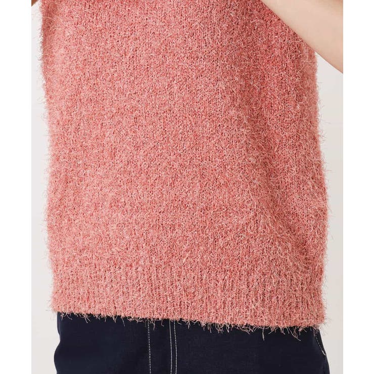 ラメシャギーニットジレ/前後2way/洗える | MK MICHEL KLEIN | 詳細画像28 