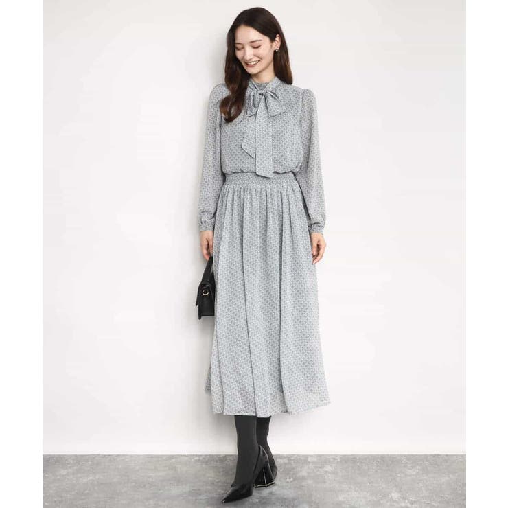 チェック柄シフォンスカート/洗える | MK MICHEL KLEIN | 詳細画像31 