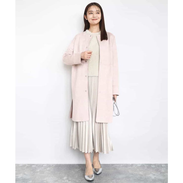 レザー調ランダムプリーツスカート/洗える | MK MICHEL KLEIN | 詳細画像24 