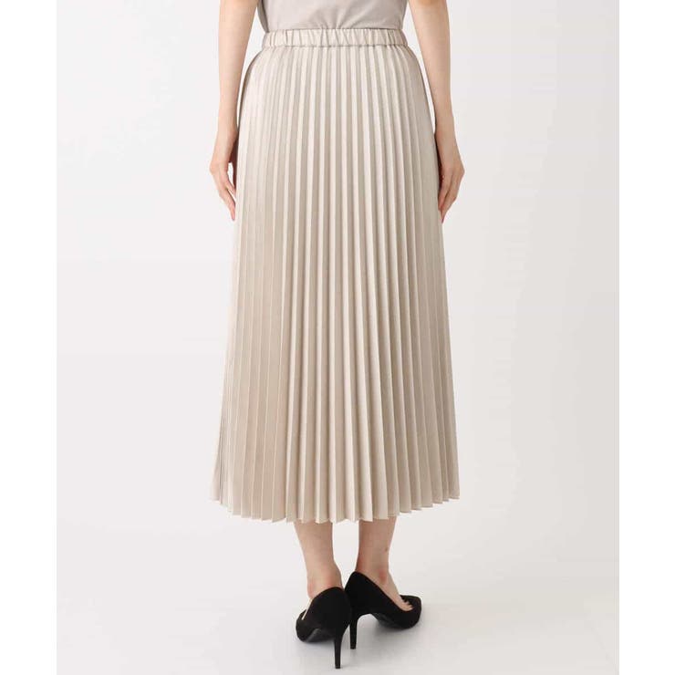 レザー調ランダムプリーツスカート/洗える | MK MICHEL KLEIN | 詳細画像34 