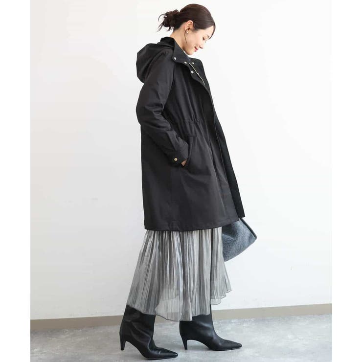 [洗える]シャイニーサテンプリーツスカート | MK MICHEL KLEIN | 詳細画像24 