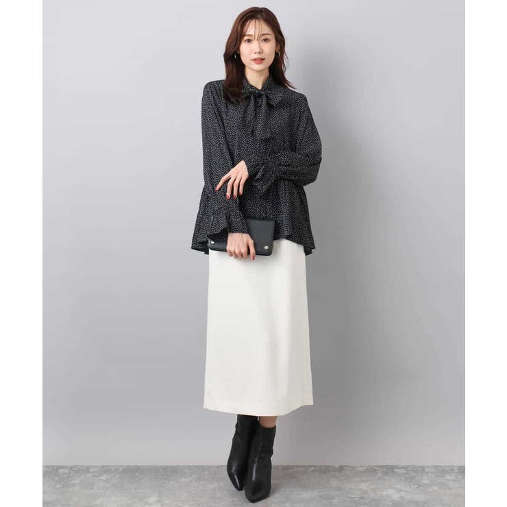 ループネップツイードIラインスカート/洗える | MK MICHEL KLEIN | 詳細画像10 