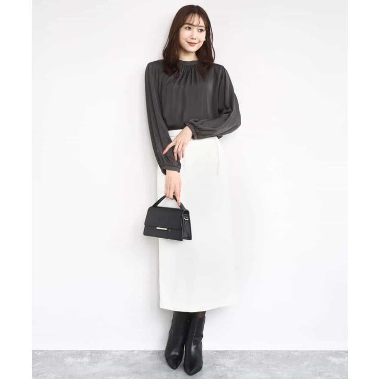 ループネップツイードIラインスカート/洗える | MK MICHEL KLEIN | 詳細画像14 