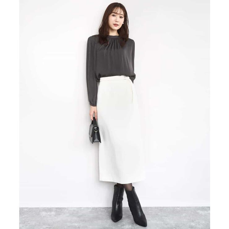 ループネップツイードIラインスカート/洗える | MK MICHEL KLEIN | 詳細画像15 