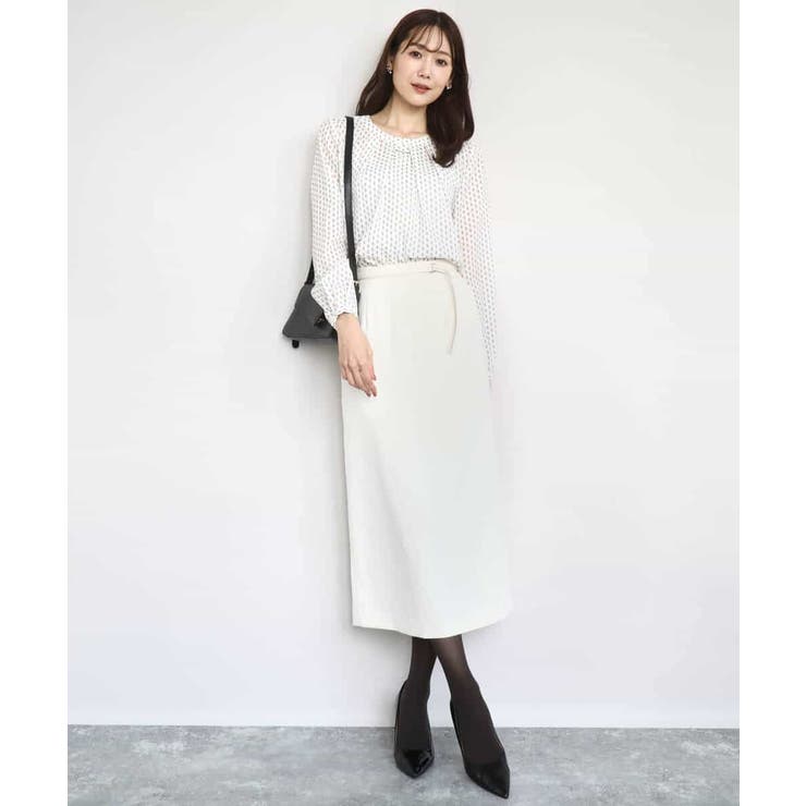 ループネップツイードIラインスカート/洗える | MK MICHEL KLEIN | 詳細画像17 