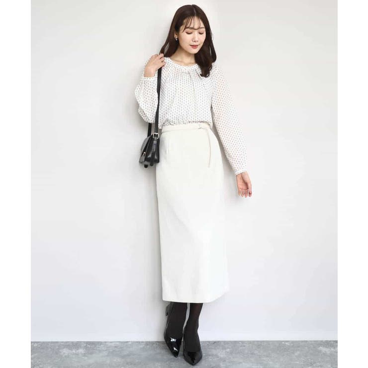 ループネップツイードIラインスカート/洗える | MK MICHEL KLEIN | 詳細画像18 