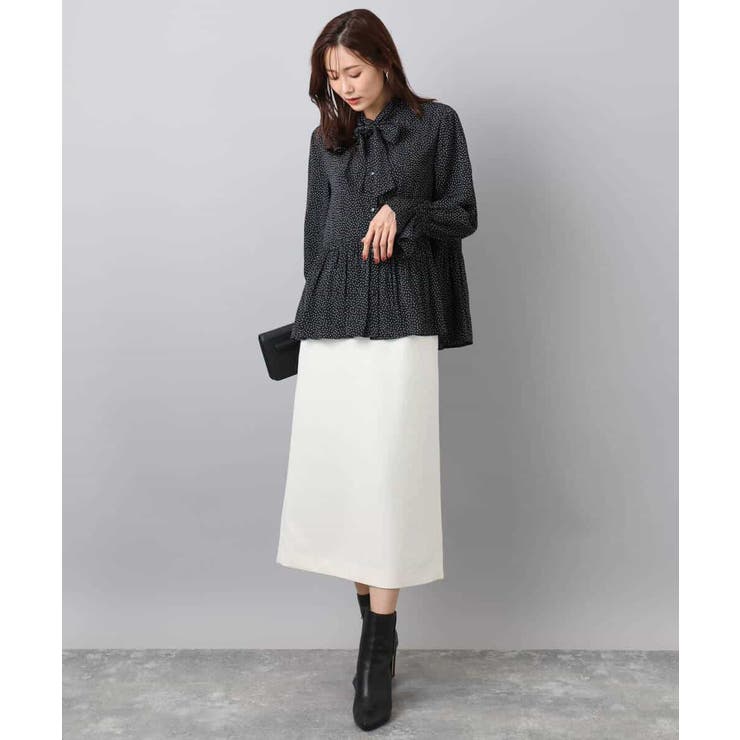 ループネップツイードIラインスカート/洗える | MK MICHEL KLEIN | 詳細画像9 