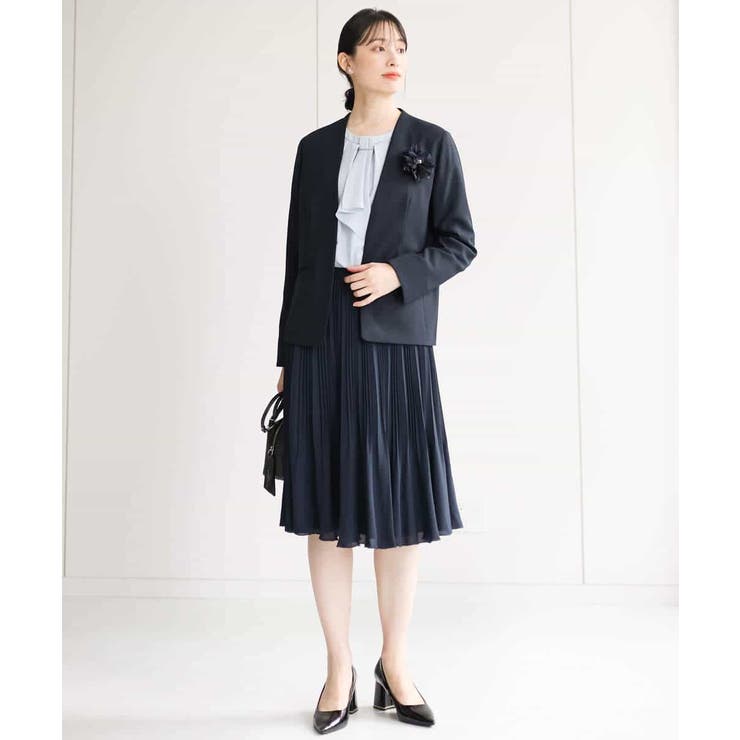 リバーシブルシフォンプリーツスカート/洗える | MK MICHEL KLEIN | 詳細画像17 