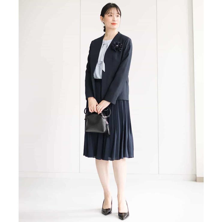 リバーシブルシフォンプリーツスカート/洗える | MK MICHEL KLEIN | 詳細画像19 