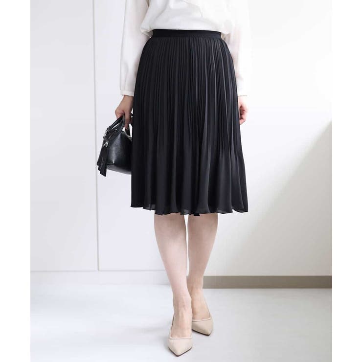 リバーシブルシフォンプリーツスカート/洗える | MK MICHEL KLEIN | 詳細画像2 