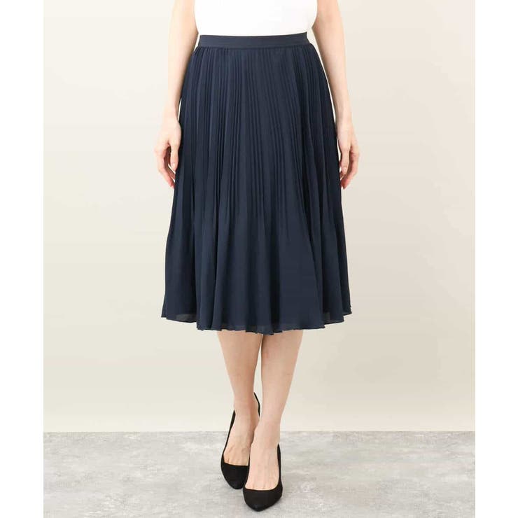 リバーシブルシフォンプリーツスカート/洗える | MK MICHEL KLEIN | 詳細画像20 