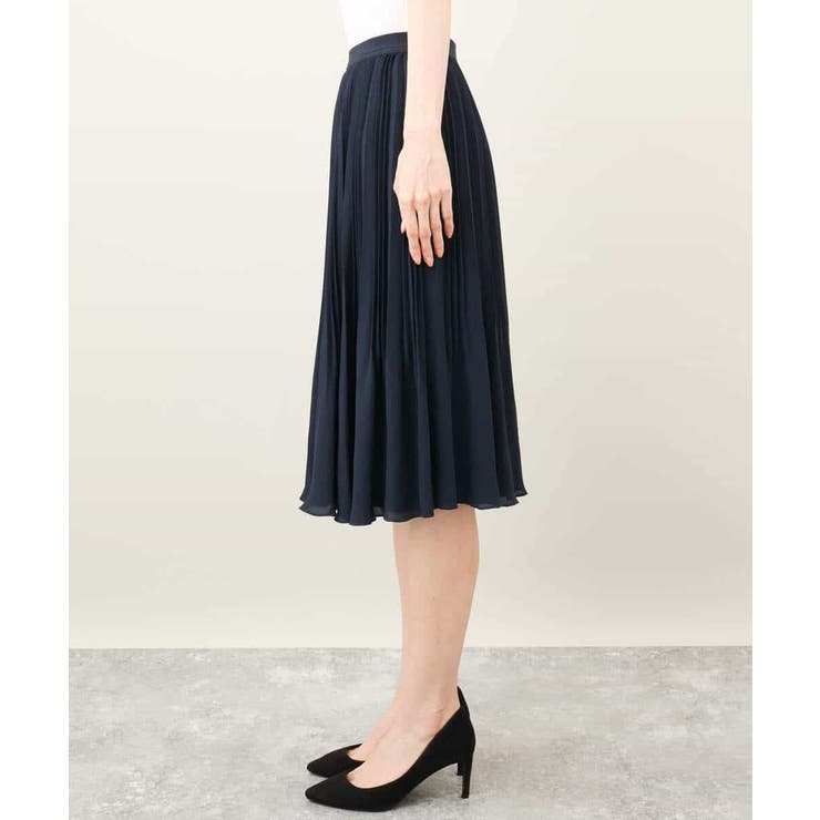 リバーシブルシフォンプリーツスカート/洗える | MK MICHEL KLEIN | 詳細画像21 