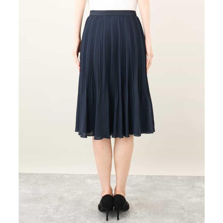 リバーシブルシフォンプリーツスカート/洗える | MK MICHEL KLEIN | 詳細画像22 