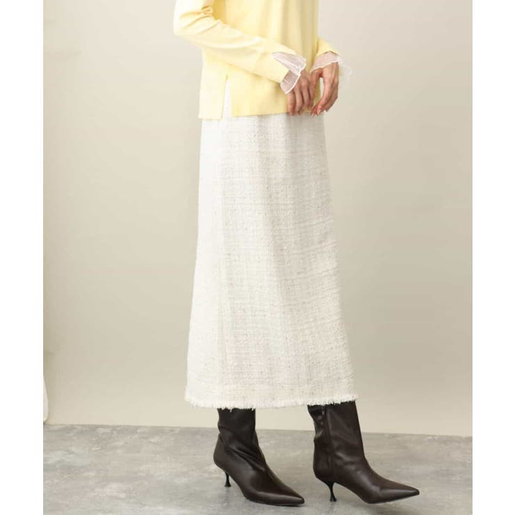 ツイードナロースカート/洗える | MK MICHEL KLEIN | 詳細画像11 