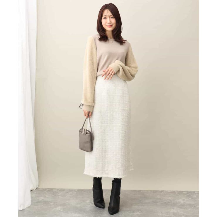 ツイードナロースカート/洗える | MK MICHEL KLEIN | 詳細画像15 