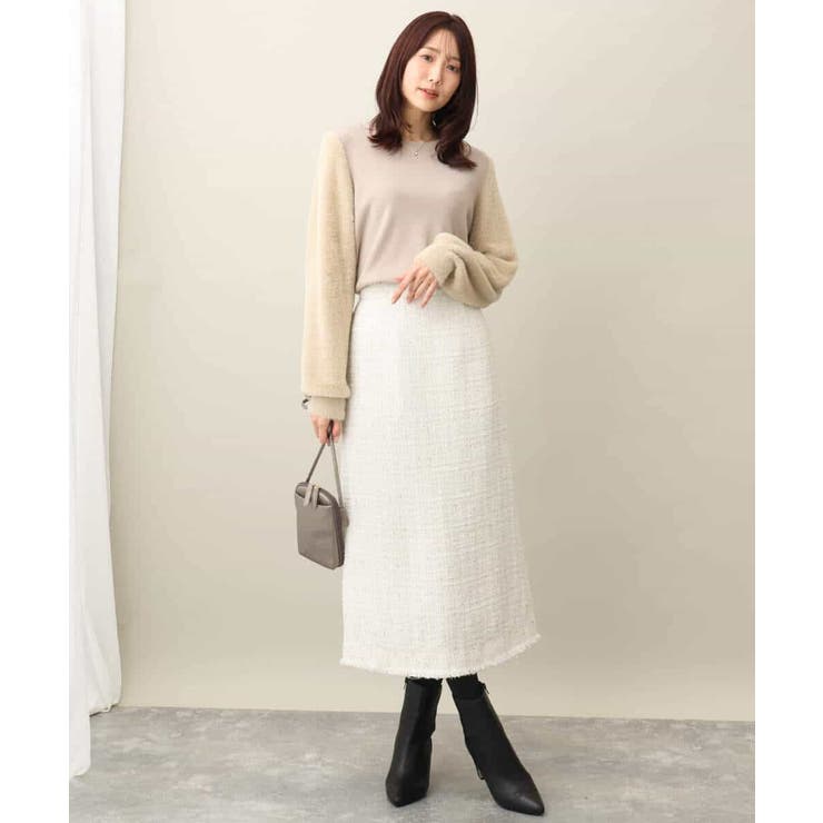 ツイードナロースカート/洗える | MK MICHEL KLEIN | 詳細画像16 