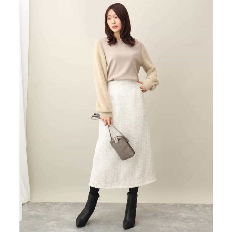 ツイードナロースカート/洗える | MK MICHEL KLEIN | 詳細画像17 