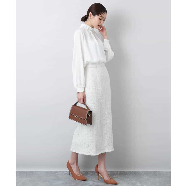 ツイードナロースカート/洗える | MK MICHEL KLEIN | 詳細画像18 