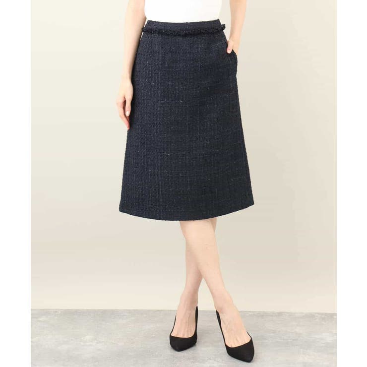 ファンシーツイードスカート/セットアップ対応/洗える | MK MICHEL KLEIN | 詳細画像21 