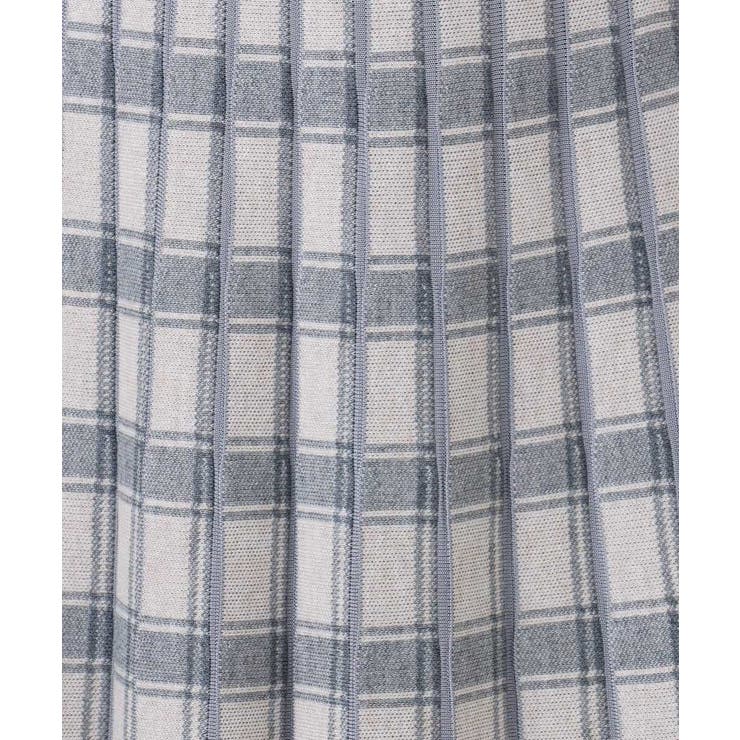 チェック柄プリーツニットスカート/洗える | MK MICHEL KLEIN | 詳細画像32 