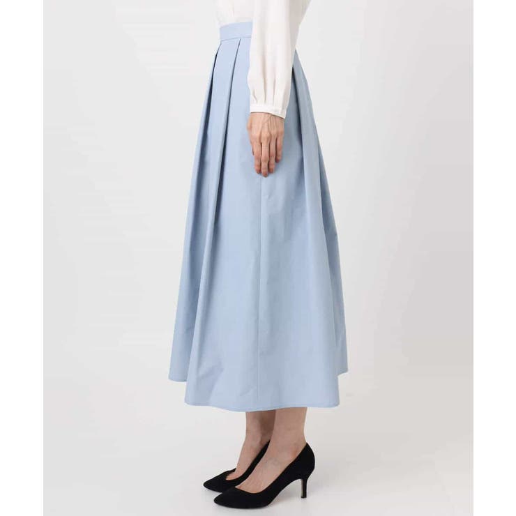 メモリータフタ タックフレアスカート/洗える | MK MICHEL KLEIN | 詳細画像27 