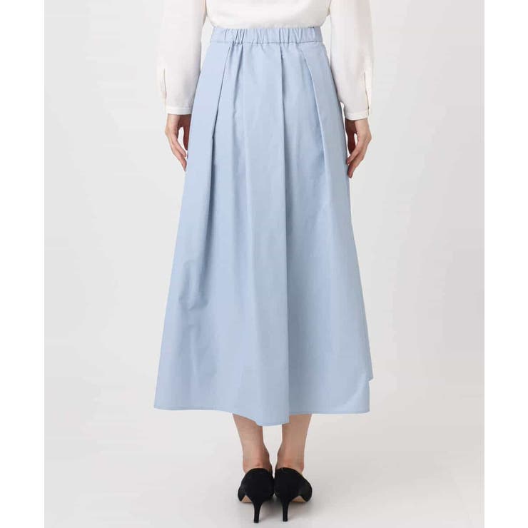 メモリータフタ タックフレアスカート/洗える | MK MICHEL KLEIN | 詳細画像28 