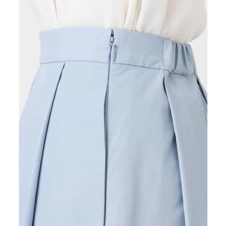 メモリータフタ タックフレアスカート/洗える | MK MICHEL KLEIN | 詳細画像30 