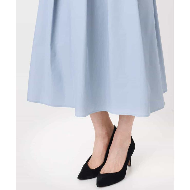 メモリータフタ タックフレアスカート/洗える | MK MICHEL KLEIN | 詳細画像33 