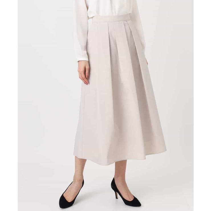 メモリータフタ タックフレアスカート/洗える | MK MICHEL KLEIN | 詳細画像37 