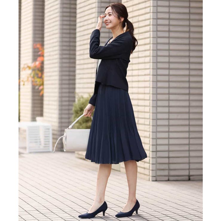 リバーシブルシフォンプリーツスカート/洗える[品番