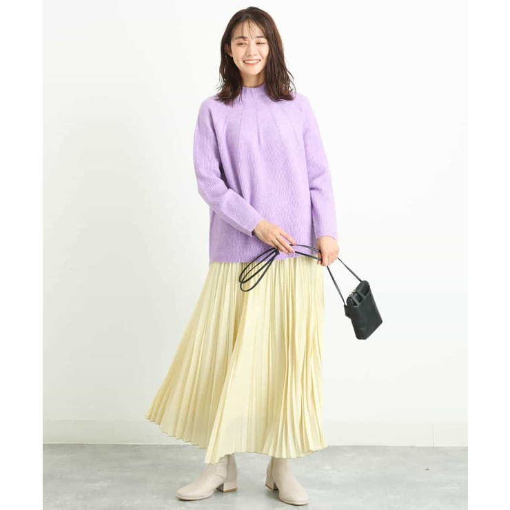 変形プリーツスカート/洗える[品番：ITKW0009533]｜MK MICHEL KLEIN