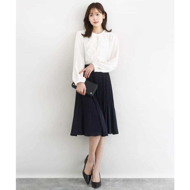 リバーシブルシフォンプリーツスカート/洗える | MK MICHEL KLEIN | 詳細画像11 