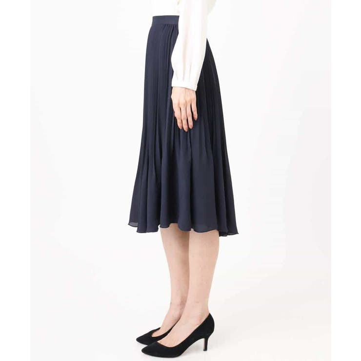 リバーシブルシフォンプリーツスカート/洗える | MK MICHEL KLEIN | 詳細画像15 