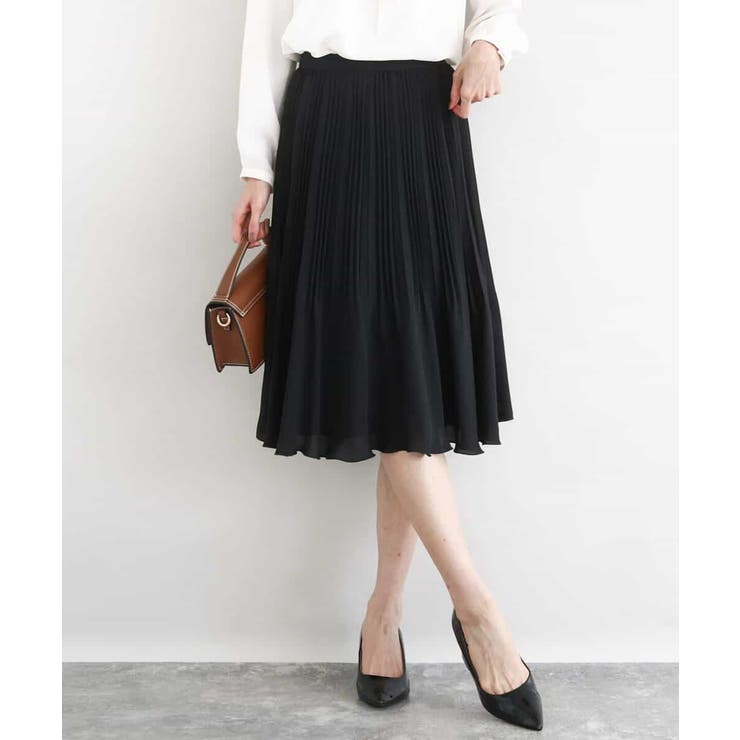 リバーシブルシフォンプリーツスカート/洗える | MK MICHEL KLEIN | 詳細画像2 