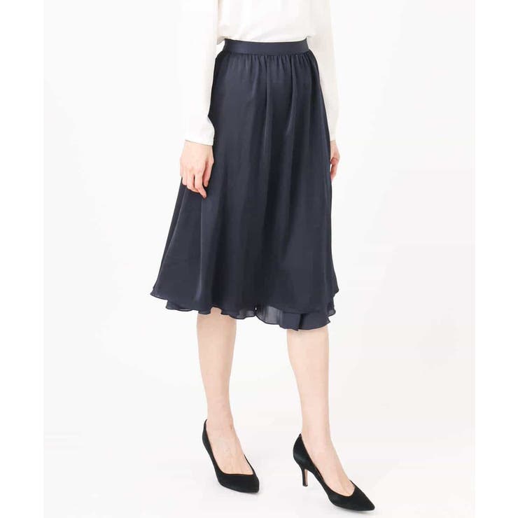 リバーシブルシフォンプリーツスカート/洗える | MK MICHEL KLEIN | 詳細画像20 