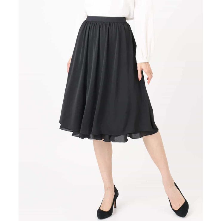 リバーシブルシフォンプリーツスカート/洗える | MK MICHEL KLEIN | 詳細画像24 