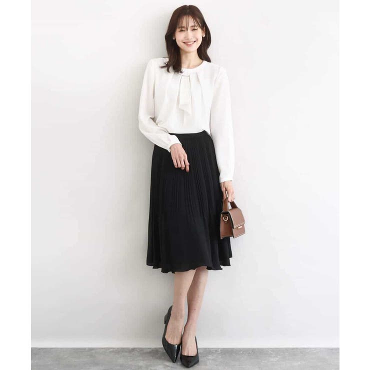 リバーシブルシフォンプリーツスカート/洗える | MK MICHEL KLEIN | 詳細画像3 