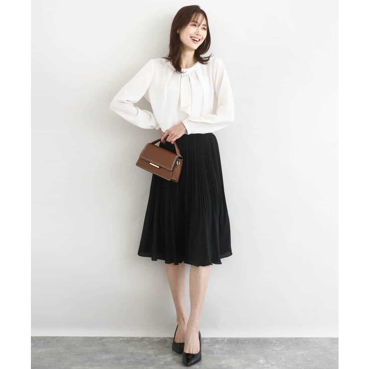 リバーシブルシフォンプリーツスカート/洗える | MK MICHEL KLEIN | 詳細画像5 