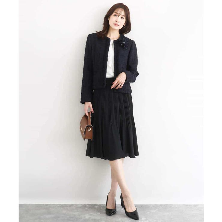 リバーシブルシフォンプリーツスカート/洗える | MK MICHEL KLEIN | 詳細画像7 