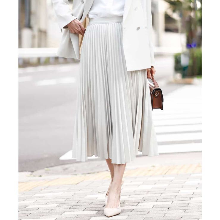 プリーツデザインスカート/洗える | MK MICHEL KLEIN | 詳細画像1 