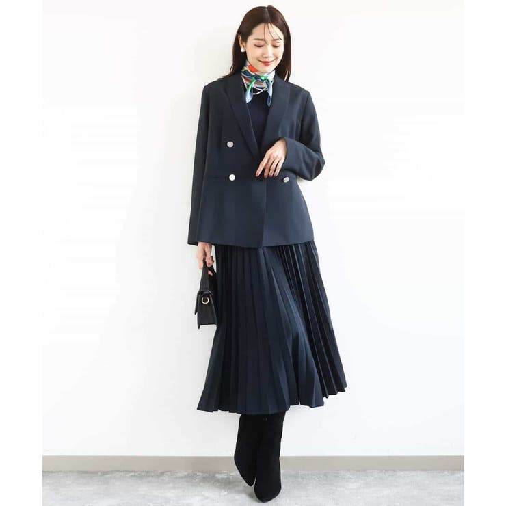 プリーツデザインスカート/洗える | MK MICHEL KLEIN | 詳細画像10 