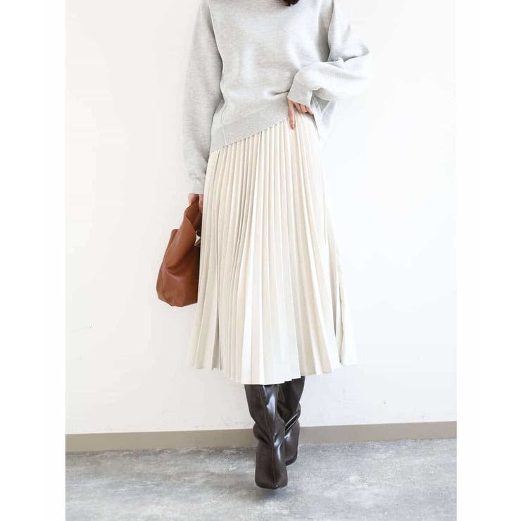 プリーツデザインスカート/洗える | MK MICHEL KLEIN | 詳細画像12 