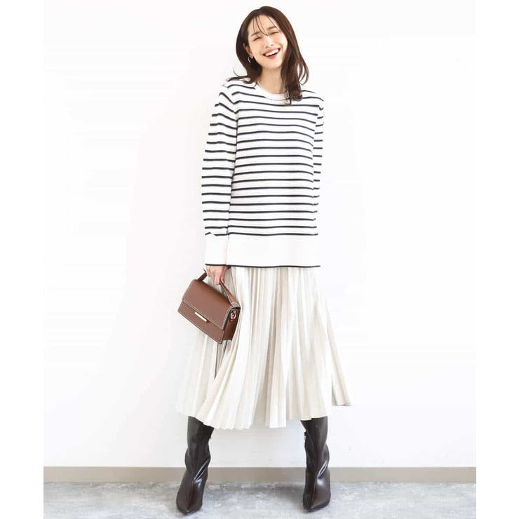 プリーツデザインスカート/洗える | MK MICHEL KLEIN | 詳細画像18 