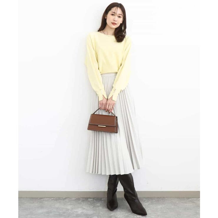 プリーツデザインスカート/洗える | MK MICHEL KLEIN | 詳細画像21 