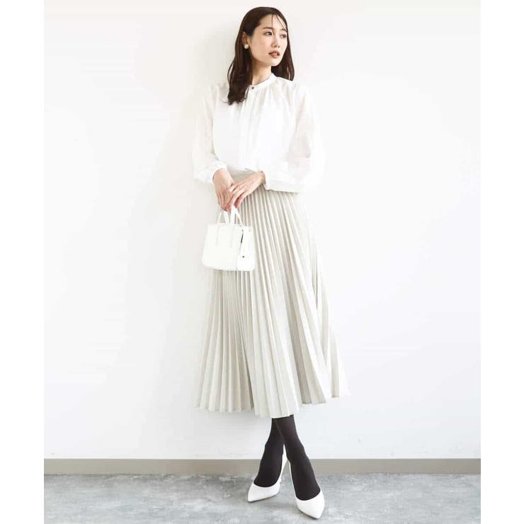 プリーツデザインスカート/洗える | MK MICHEL KLEIN | 詳細画像26 