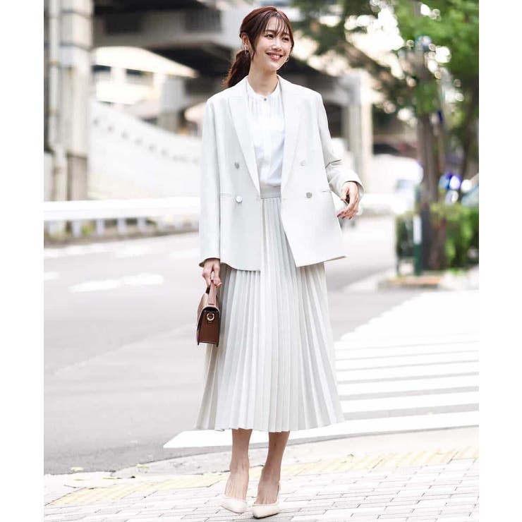 プリーツデザインスカート/洗える | MK MICHEL KLEIN | 詳細画像34 